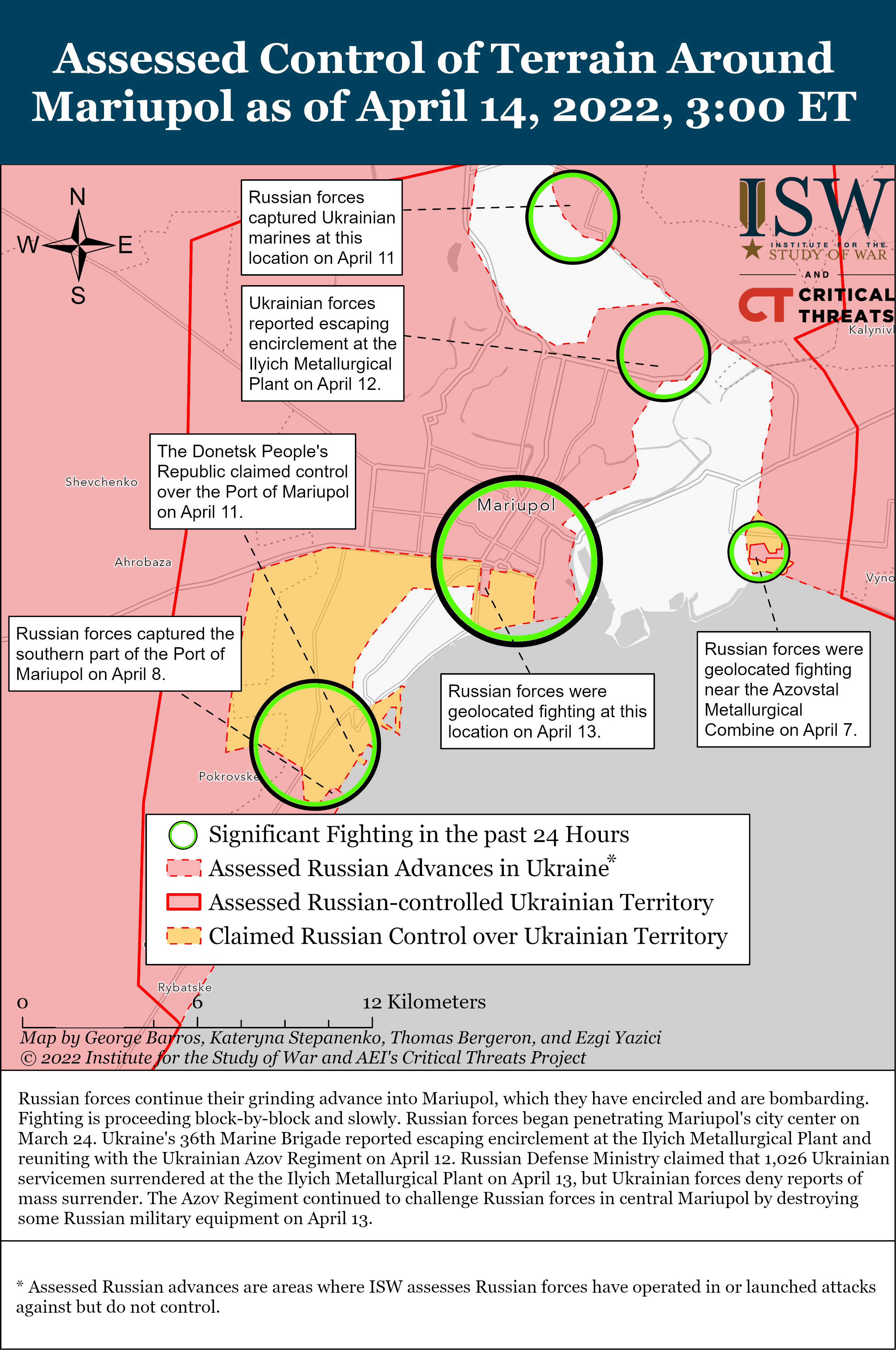 Russian Offensive Campaign Assessment, April 14 | Institute For The ...